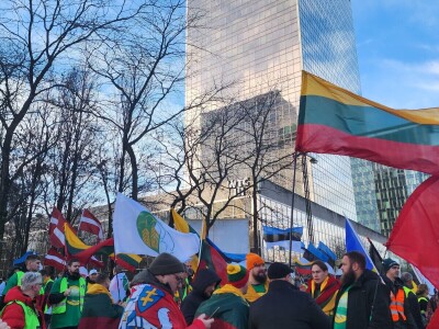 Prosvjed europskih poljoprivrednika u Bruxellesu