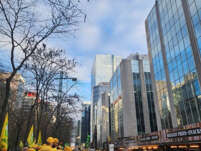 Prosvjed europskih poljoprivrednika u Bruxellesu