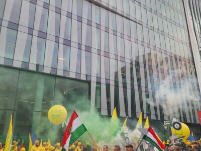 Prosvjed europskih poljoprivrednika u Bruxellesu