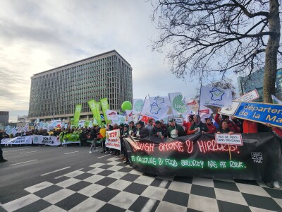 Prosvjed europskih poljoprivrednika u Bruxellesu