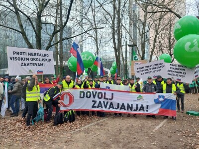 Prosvjed europskih poljoprivrednika u Bruxellesu