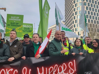 Prosvjed europskih poljoprivrednika u Bruxellesu