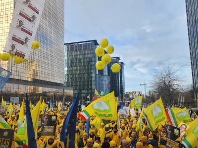 Prosvjed europskih poljoprivrednika u Bruxellesu