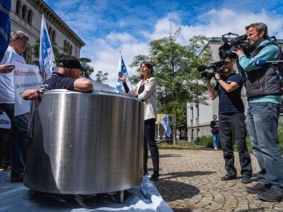 Prosvjed njemačkih poljoprivrednika