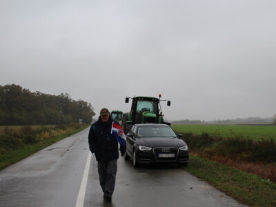 Prosvjed poljoprivrednika Potnjani-Paljevine