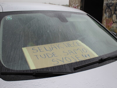 Prosvjed poljoprivrednika Potnjani-Paljevine