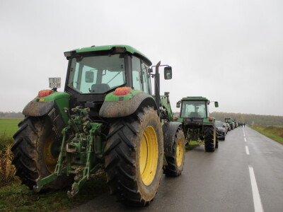 Prosvjed poljoprivrednika Potnjani-Paljevine