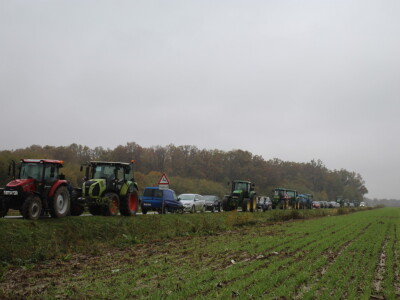 Prosvjed poljoprivrednika Potnjani-Paljevine