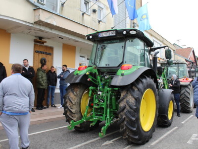 Prosvjed poljoprivrednika u Čeponu