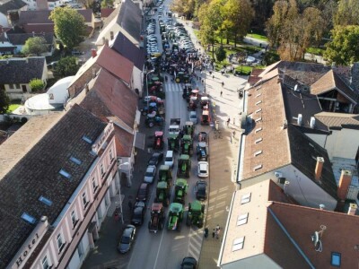 Prosvjed poljoprivrednika u Retkovcima Prosvjed poljoprivrednika u Retkovcima