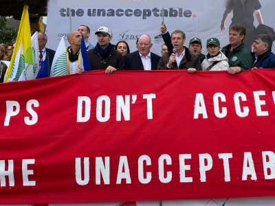 Prosvjed poljoprivrednika u Strasbourgu
