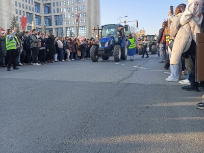 Prosvjed u Novom Sadu, blokada mostova