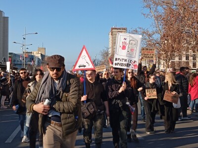 Prosvjed u Novom Sadu, blokada mostova