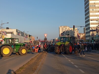 Prosvjed u Novom Sadu, blokada mostova