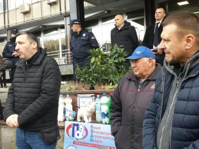 Protest ispred Ministarstva poljoprivrede