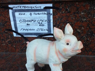 Protest ispred Ministarstva poljoprivrede