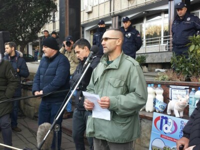 Protest ispred Ministarstva poljoprivrede