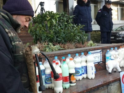 Protest ispred Ministarstva poljoprivrede