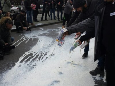 Protest ispred Ministarstva poljoprivrede