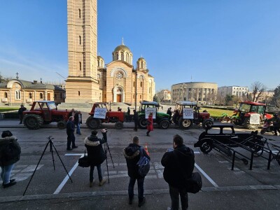 Protest poljoprivrednika u Banjoj Luci