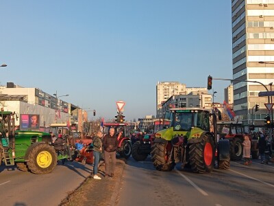 Protest u Novom Sadu, blokada mostova
