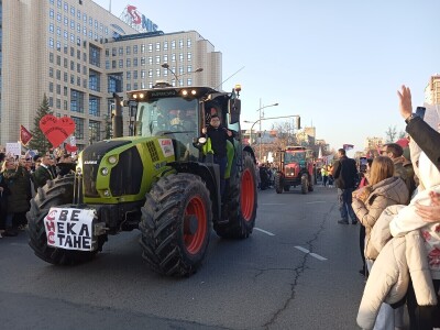 Protest u Novom Sadu, blokada mostova