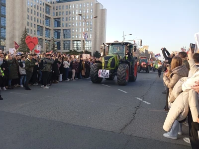 Protest u Novom Sadu, blokada mostova