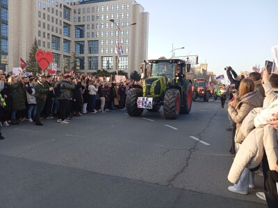 Protest u Novom Sadu, blokada mostova