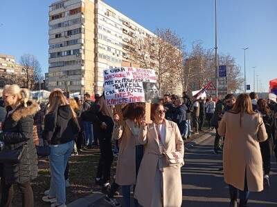 Protest u Novom Sadu, blokada mostova