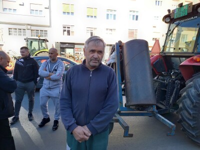 Protest u Novom Sadu ispred Banovine (16.11.2023.)