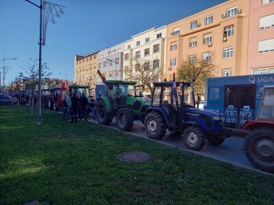 Protest u Novom Sadu ispred Banovine (16.11.2023.)