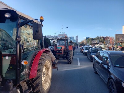 Protest u Novom Sadu ispred Banovine (16.11.2023.)