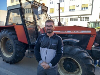 Protest u Novom Sadu ispred Banovine (16.11.2023.)