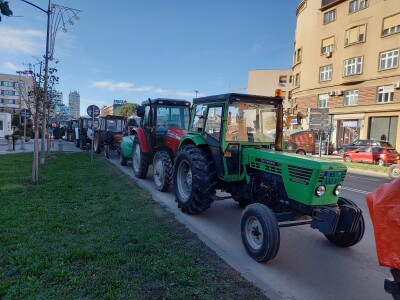 Protest u Novom Sadu ispred Banovine (16.11.2023.)