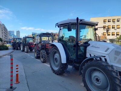 Protest u Novom Sadu ispred Banovine (16.11.2023.)