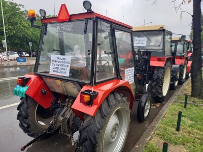 Protesti, maj 2023. (Sajam) - Kiša
