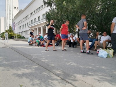Protesti poljoprivrednika u Novom Sadu