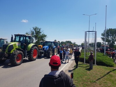 Protesti poljoprivrednika u Požarevcu