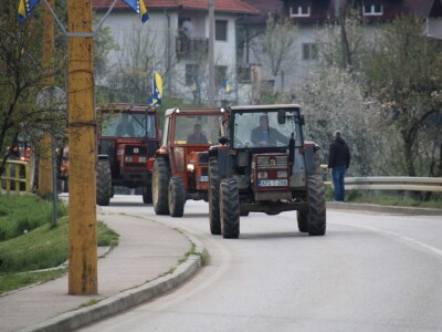 Protesti poljoprivrednika u Sapni