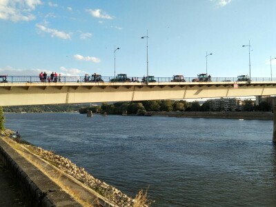 Protesti u Novom Sadu na Varandskom mostu