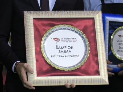 Pršutana Antolović apsolutni pobjednik na 16. Internacionalnom Sajmu pršuta u Tinjanu