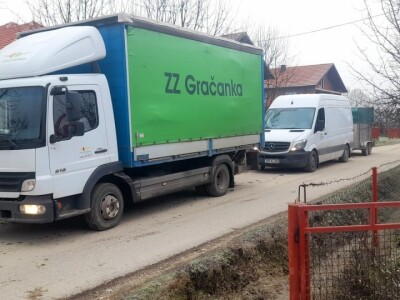 Prvi konvoj pomoći za farmu Muranović Prvi konvoj pomoći za farmu Muranović