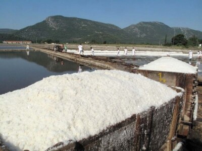 Puni vagončići eko-soli u stonskoj Solani (minulih godina)