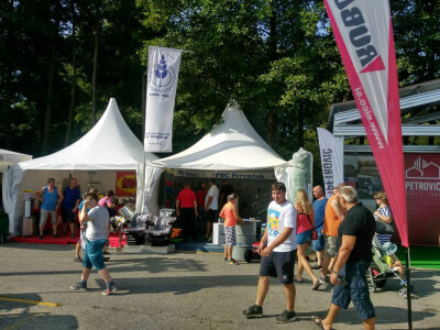 Pogled na štand PSC Ferenčak izvana