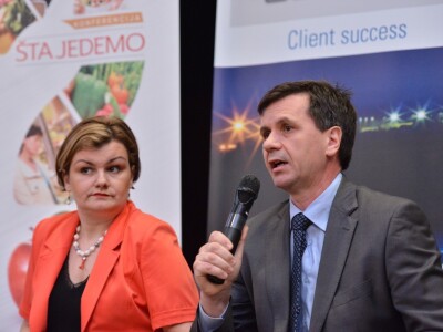 Tamara Penjić, direktor proizvodnje u kompaniji Carnex, Slavoljub Stanojević, Direkcija za Nacionalne referentne laboratorije, direktor