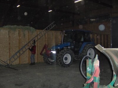 Sa ljestava se najbolji vidi sušiona sijena