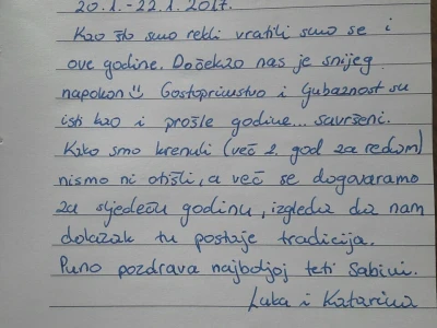 Sabina Urbanc - naj iznajmljivačica