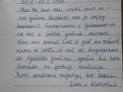 Sabina Urbanc - naj iznajmljivačica