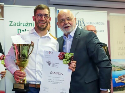 Šampioni Sabatine u kategoriji buteljiranih vina i jakih alkoholnih pića