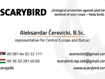 SCARYBIRD - Čuvar vaših useva i plodova